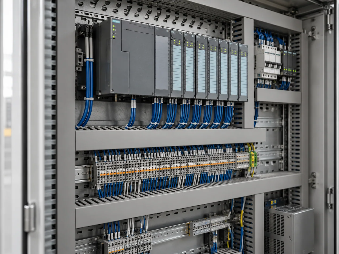 Illustrative plc & smart panels installation
